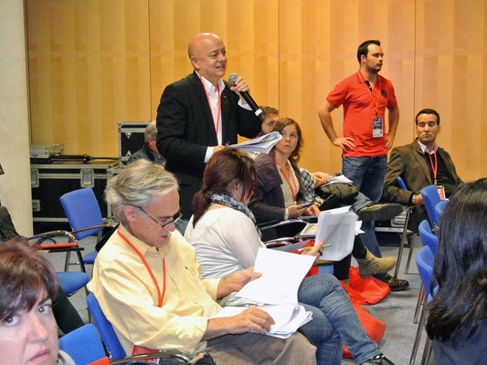 Odn Elorza participa en la Conferencia Poltica del PSOE 2013