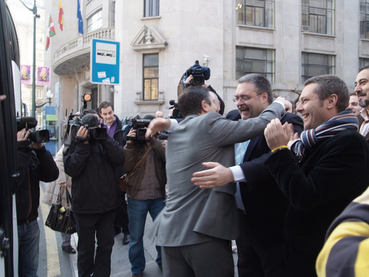 Recibido por Txema Oleaga, Portavoz del Grupo Socialista en el Ayuntamiento de Bilbao