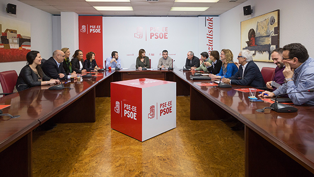 Comisin Ejecutiva del PSE-EE. [Foto: Archivo Socialistas Vascos]