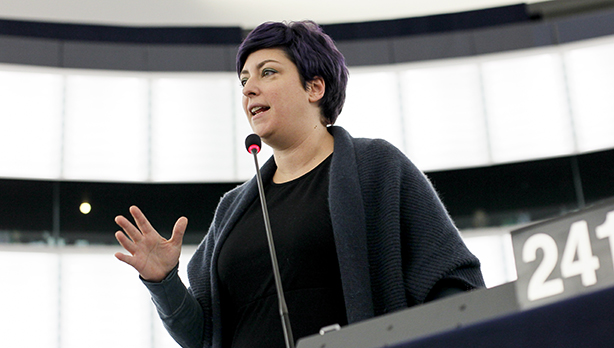 Eider Gardiazabal en una foto de archivo en el Parlamento Europeo. [Foto: Partido Socialista Europeo]