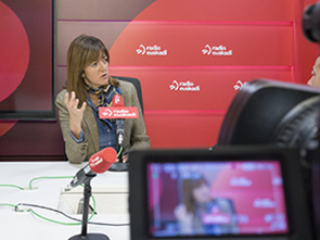 Entrevista a Idoia Mendia en Boulevard de Radio Euskadi