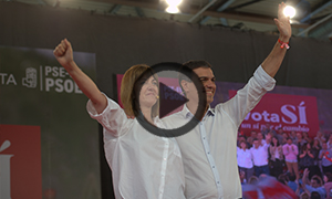 #FiestaDeLaRosa 2016 con Pedro Sánchez, Idoia Mendia y Patxi López #VotaPSOE 