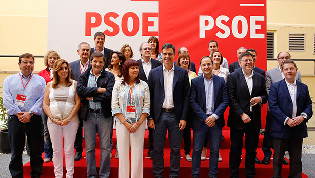 Foto de familia del Comit Federal del PSOE.