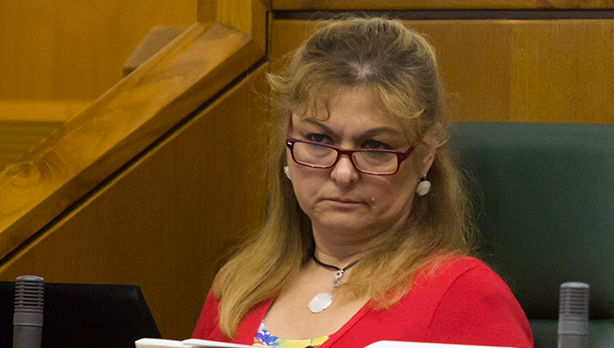 Gloria Snchez, Eusko Legebiltzarrean (Argazkia: Euskal Sozialistak)