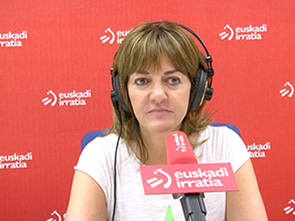 Idoia Mendia en Euskadi Irratia [Foto: Socialistas Vascos]