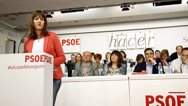 Idoia Mendia PSOEren Batzorde Federalean. [Argazkia: Euskal Sozialistak]