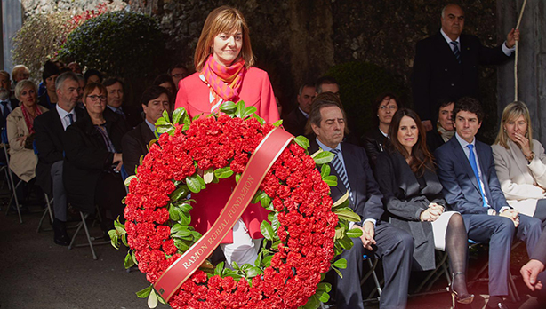 Idoia Mendia participa en el 79 aniversario del bombardeo de Gernika