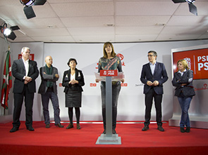 Idoia Mendia se rene con los candidatos a las elecciones generales del #20D