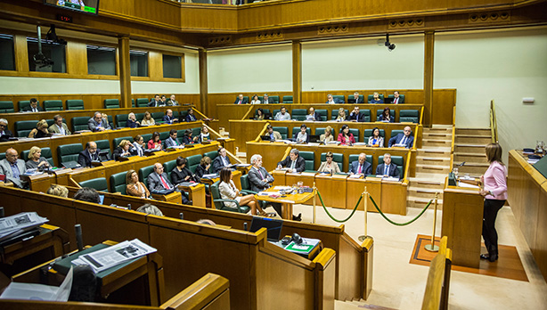 Eusko Legebiltzarraren Osoko Bilkuraren irudia. [Argazkia: Euskal Sozialistak]