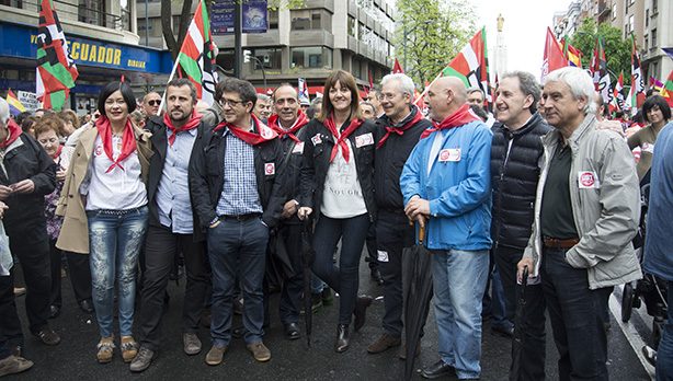 Los Socialistas Vascos se suman a las manifestaciones del 1 de Mayo