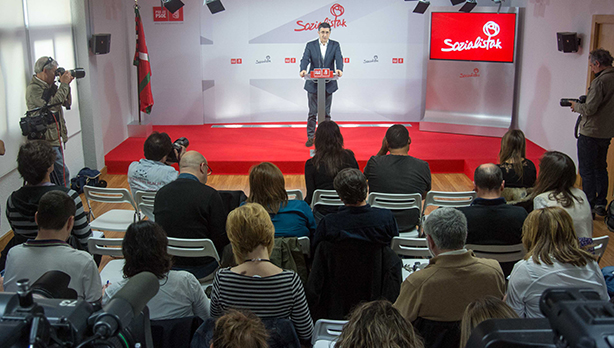 Patxi Lpez, Secretario General de los Socialistas Vascos.