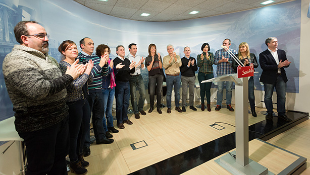 Presentacin de candidatos socialistas a las elecciones municipales y forales en Bizkaia. [Foto: Socialistas Vascos]