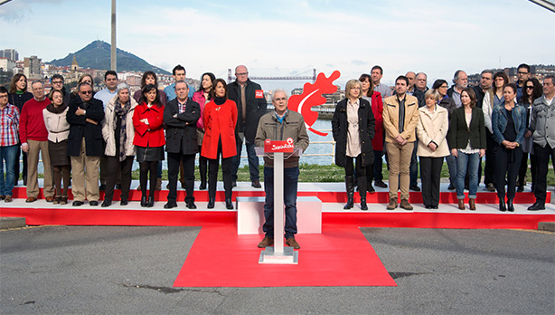 Presentacin de la candidatura del PSE-EE a las Juntas Generales de Bizkaia.