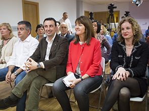 Rueda de prensa de la Secretaria General de los Socialistas Vascos, Idoia Mendia