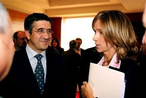 Con Cristina Garmendia, ministra de Ciencia e Innovacin 