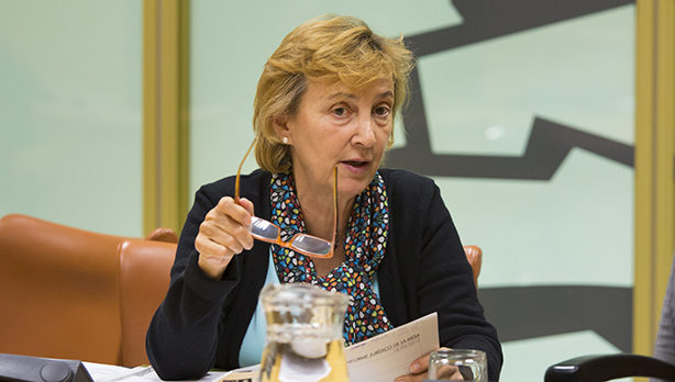 Blanca Roncal en el Parlamento Vasco