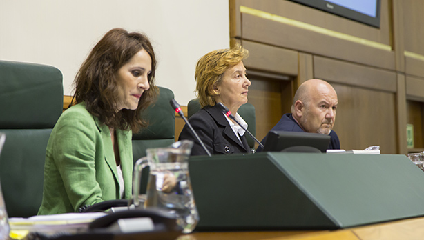 Blanca Roncal en el Parlamento Vasco